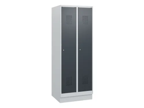 schoollocker,HxBxD 1630x600x500mm,2vak,vak B 300mm,cil.-slot,sokkel