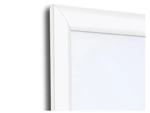 Kliklijst Seco A1 wit 25mm Aluminium frame, anti-glans PVC voorkant