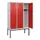 schoollocker,HxBxD 1950x1200x500mm,3vak,vak B 400mm,draaigrendel