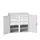 universele kast,HxBxD 1000x1050x550mm,2xStalen bodem,8lade(n)