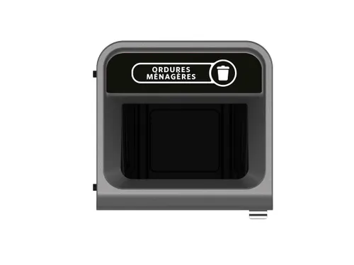 Configure Recyclingstation Ordures Menageres 87 Liter Antraciet Zwart
