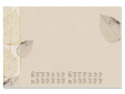 Designonderlegger Sigel Natural Leaves 26/27 59,5x41cm 30 vel 80 grams