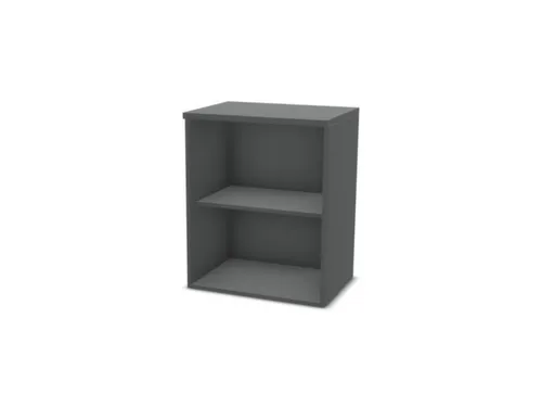 kantoorstelling,opbouwelement,HxBxD 740x600x445mm,MS-donkergrijs