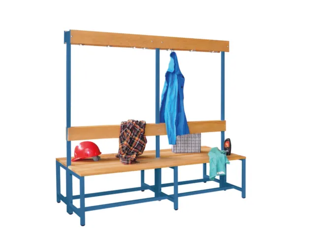 banc double,HxLxP 1600x2000x770mm,piètement RAL5010