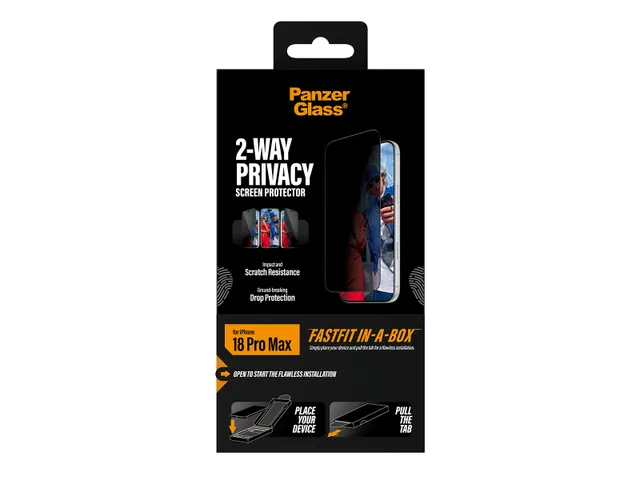 PanzerGlass 2-Way Privacy Screen Protector iPhone 2026 Pro Max | Ul