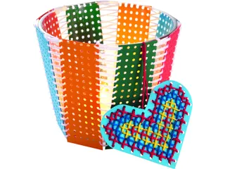 Borduurkaarten Folia 17.5 x 24.5cm 300gr 10 vel assorti - 5