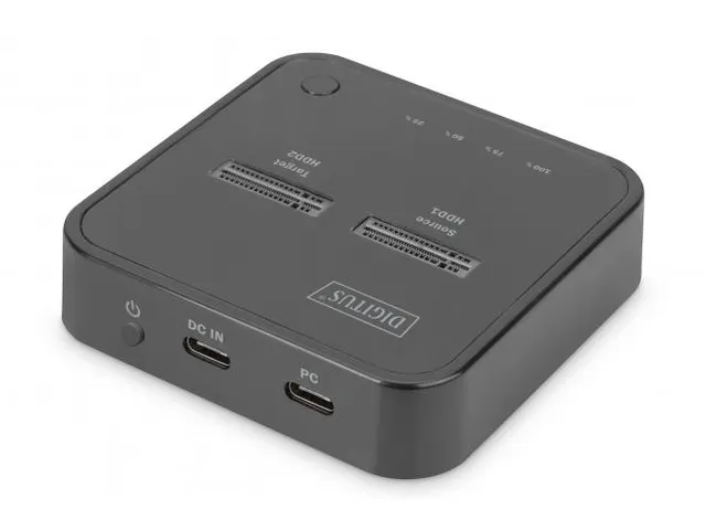 Dual M.2 NVMe SSD Docking Station met offline kloonfunctie USB-C