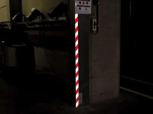 Reflecterende Tape 5cm x 10m Rood Wit