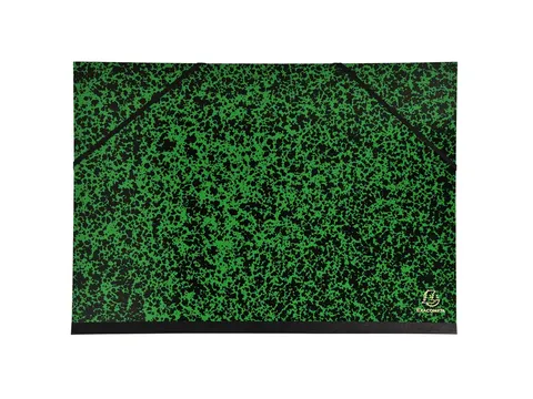 Tekenmap Annonay met elastieken 32x45cm - voor formaat A3-Groen