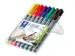 Viltstift Staedtler OHP Lumocolor 317 Medium 1.0mm Assorti 8 stuks