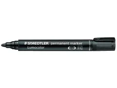 Viltstift Staedtler 352 Lumocolor rond zwart 2mm