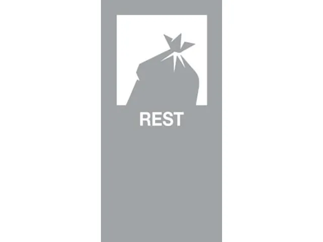 Magneetsticker REST Grijs