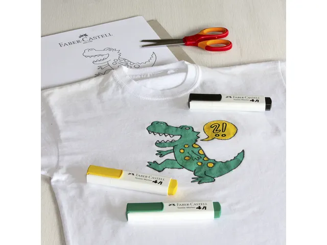 Textielmarkers Faber-Castell 5 stuks