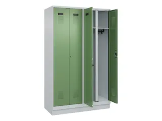 locker voor scheiding van kleding,HxBxD 1950x1200x500mm,4vak - 1