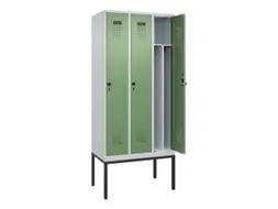 locker voor scheiding van kleding,HxBxD 2120x900x500mm,3vak