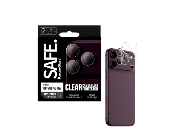 PanzerGlass SAFE. by Camera Lens Protector Transparent iPhone 18 Pr
