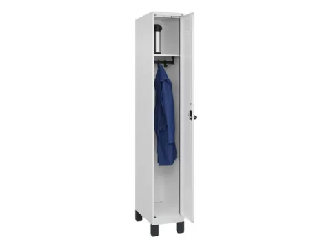 locker,HxBxD 1950x300x500mm,1vak,vak B 300mm,draaigrendel,voeten
