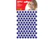 Stickers Cirkel Diameter 105 Mm 528 Stuks Blauw