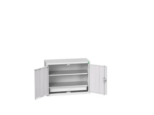 universele kast,HxBxD 600x800x350mm,2xStalen bodem,1lade(n)