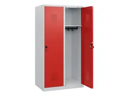 schoollocker,HxBxD 1530x800x500mm,2vak,vak B 400mm,draaigrendel