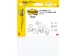 Post-it mini meeting chart 45,7 cm x 38,1 cm blanco