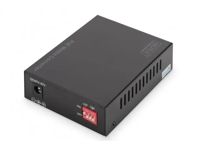 Gigabit PoE Media Converter RJ45/SFP PSE 802.3at 30W tot 80 km