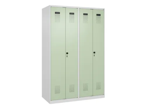 locker voor scheiding van kleding,HxBxD 1850x1200x500mm,4vak