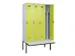 armoire vestiaire avec banc noir et blanc,HxlxP 2120x1200x815mm