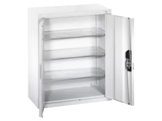 Hangkast 830x700x300mm 3legborden Draaideuren Ral7035 - 1