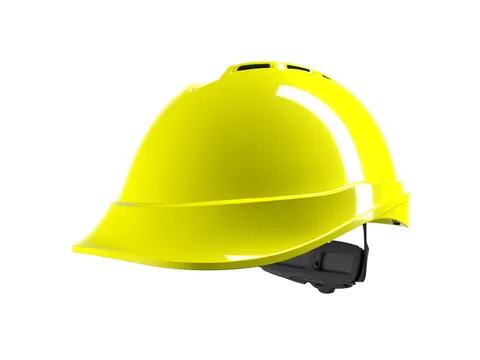 MSA V-Gard 200 veiligheidshelm met Fas-Trac III binnenwerk Geel