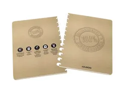 Schrift Adoc BIO A4 ruit 5x5mm 144 pagina's 90gr kraft