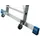verrijdbare treden-platformladder eenzijdig 7treden stand H 1 65m