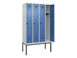 locker,HxBxD 2120x1200x500mm,4vak,vak B 300mm,draaigrendel - 1