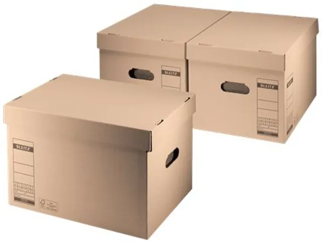 Transportdoos Leitz Premium 335x280x440mm bruin