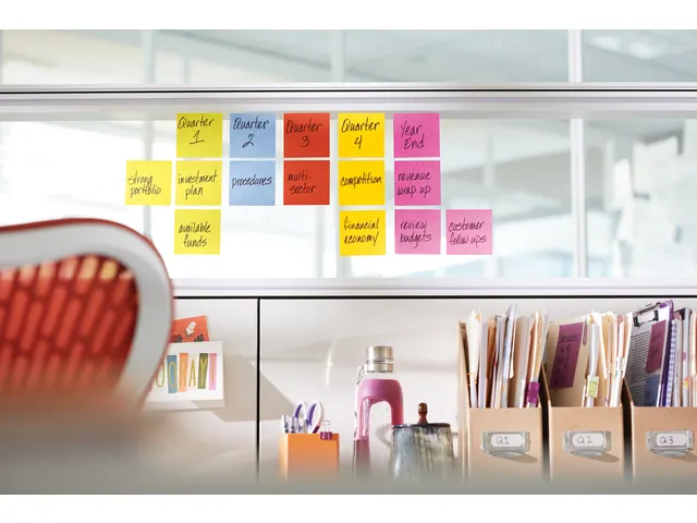 Memoblok Post-it 622 Super Sticky 47,6x47,6mm Carnival 12 stuks