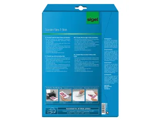 inkjetfolie A4 Transfer blanco 6 vel voor lichte kleding/textiel - 8