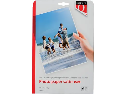 Fotopapier Quantore A4 170 Gram Mat Satijn 50vel