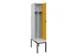 locker met bank,voor scheiding van kleding,HxBxD 2120x400x815mm,1vak