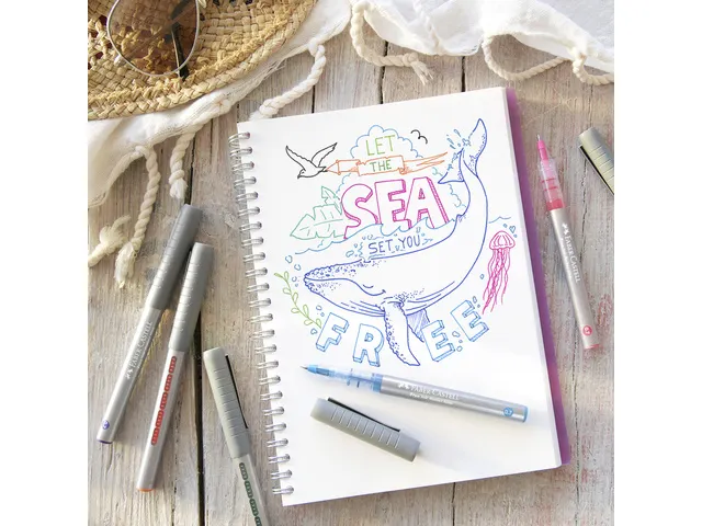 roller Faber-Castell 0.7mm vin rouge