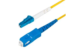 5m LC naar SC (UPC) OS2 Single Mode Simplex Glasvezel Kabel - 1