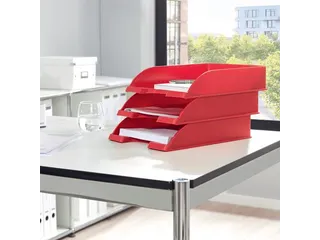 Brievenbak Leitz 5227 Plus standaard rood A4 - 2