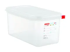 Voedseldoos Araven GN 1/3 met deksel 6 liter 4 stuks