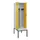 PBM-locker met bank,HxBxD 2120x600x815mm,2vak,vak B 300mm