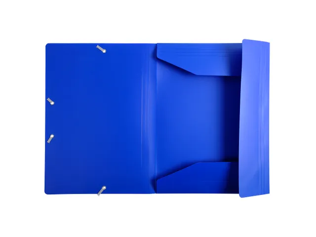 Elastomap 3 kleppen ondoorschijnende Polypropyleen 4/10de A4 Assorti