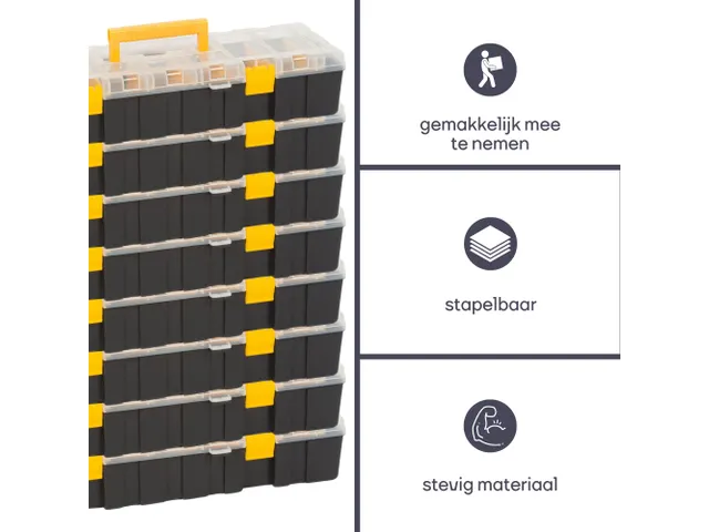 Plastic Opbergdoos 460x160x90mm 6 Liter