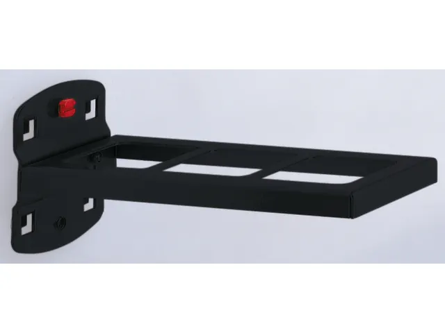 support combiné p. plaque de rangement perforée 2 pièces RAL7016