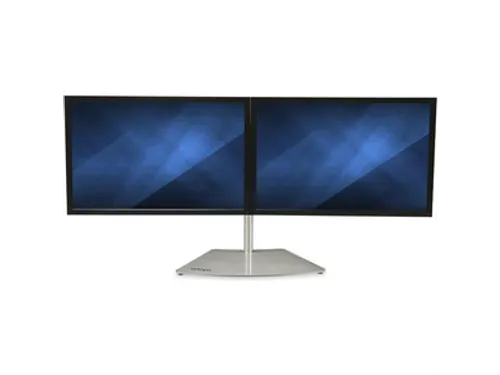 Dual-Monitor Stand - Horizontal - Silver