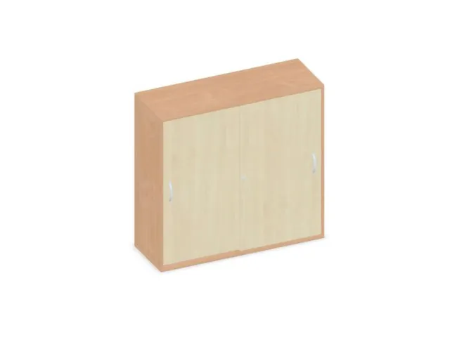 Schuifdeurkast 1150x1200x430mm Romp Beuken Decor Front Esdoorn