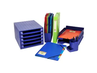 Klasseerdoos FOREVER PP rug 40mm blauw - 1