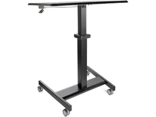 Zit Sta Mobiel Bureau 74-115cm Verstelbaar Blad 60x80cm - 2
